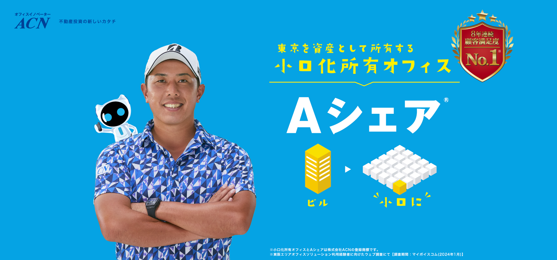 小口化所有オフィス「Aシェア」